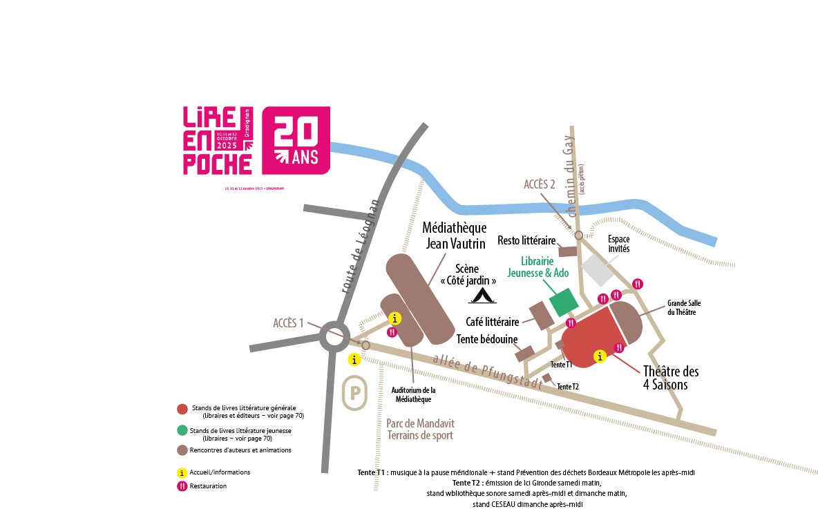 Plan du salon pour la 20e édition