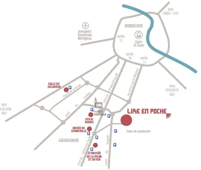 Plan accès salon