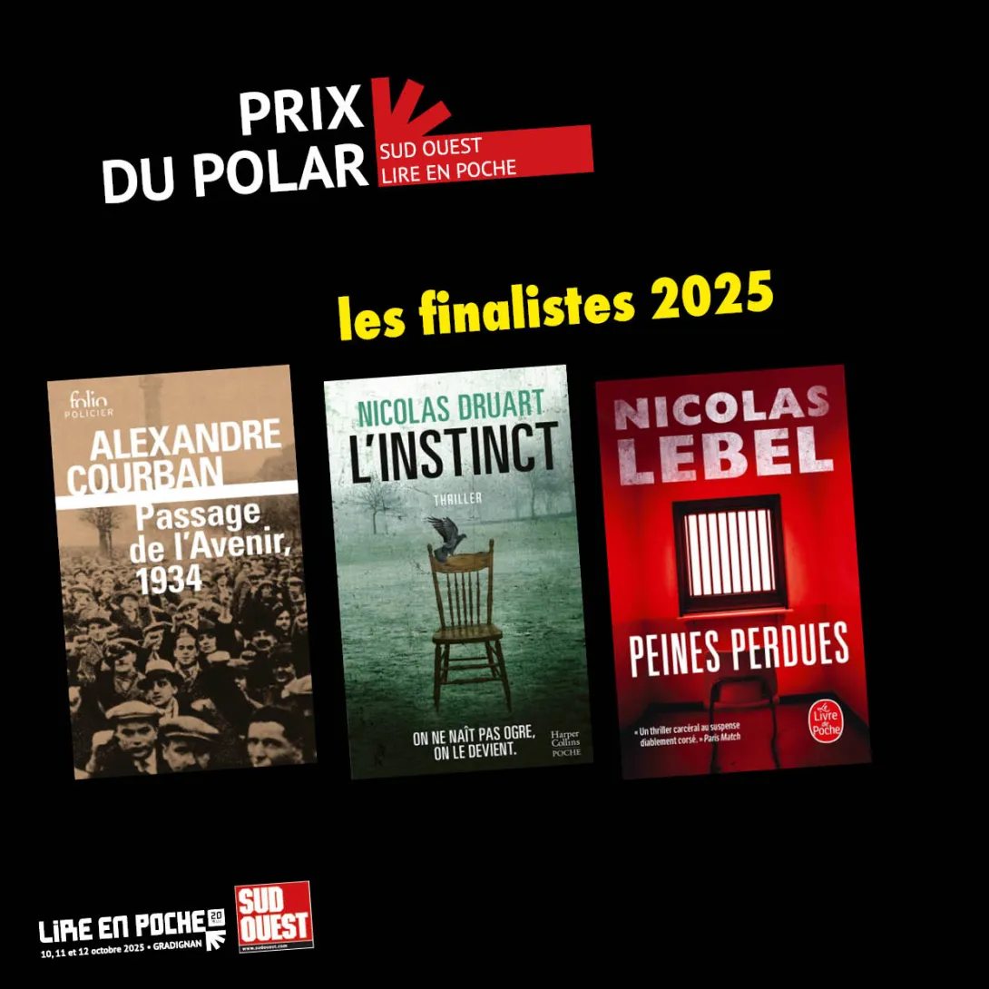 trois couvertures finalistes prix polar