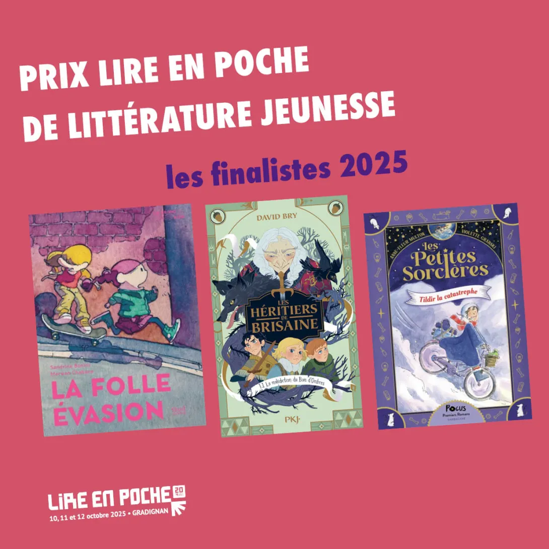 trois couvertures finalistes prix de litté jeunesse